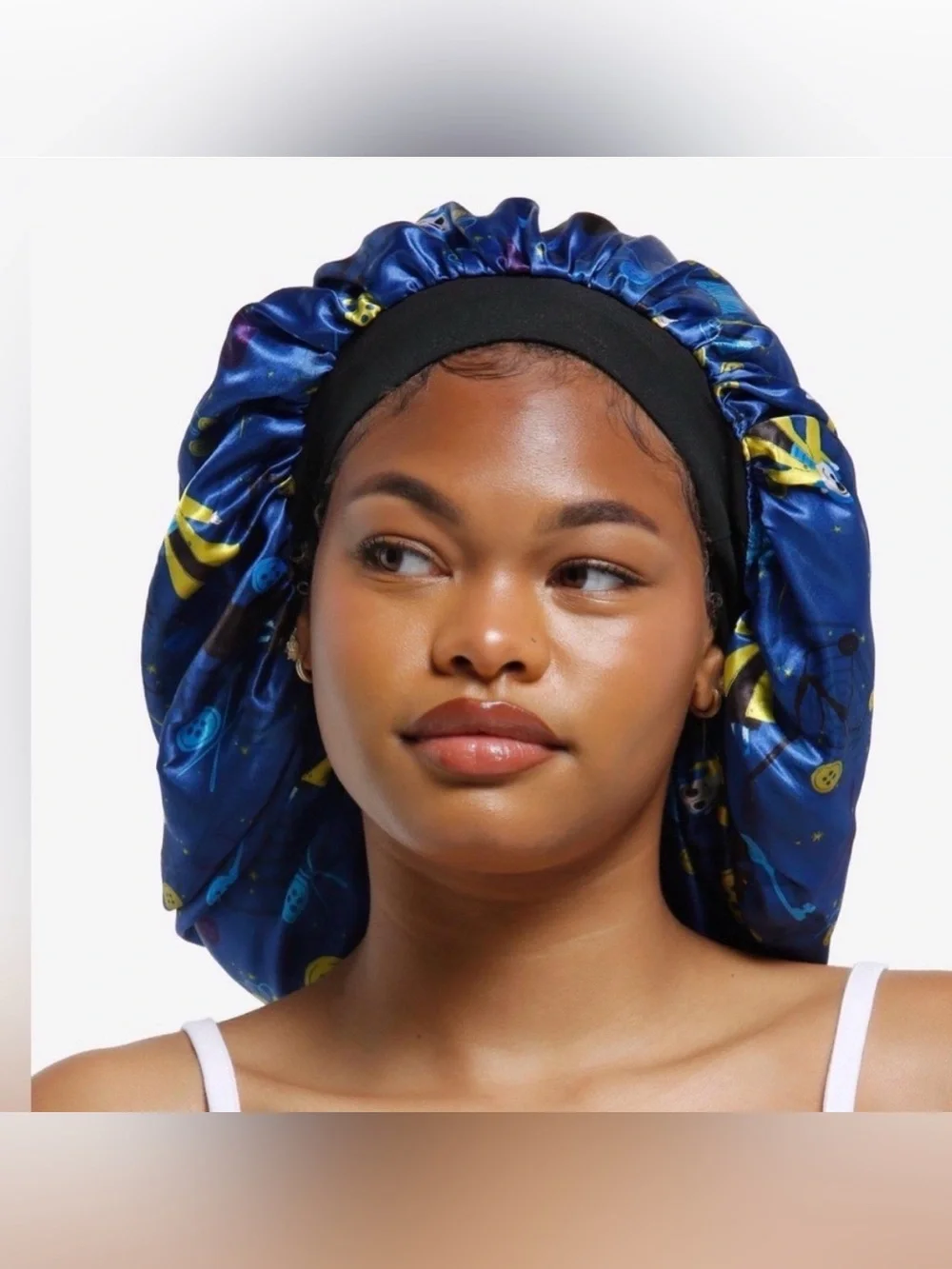 Coraline Reversible Sleep Cap Bonnet- New